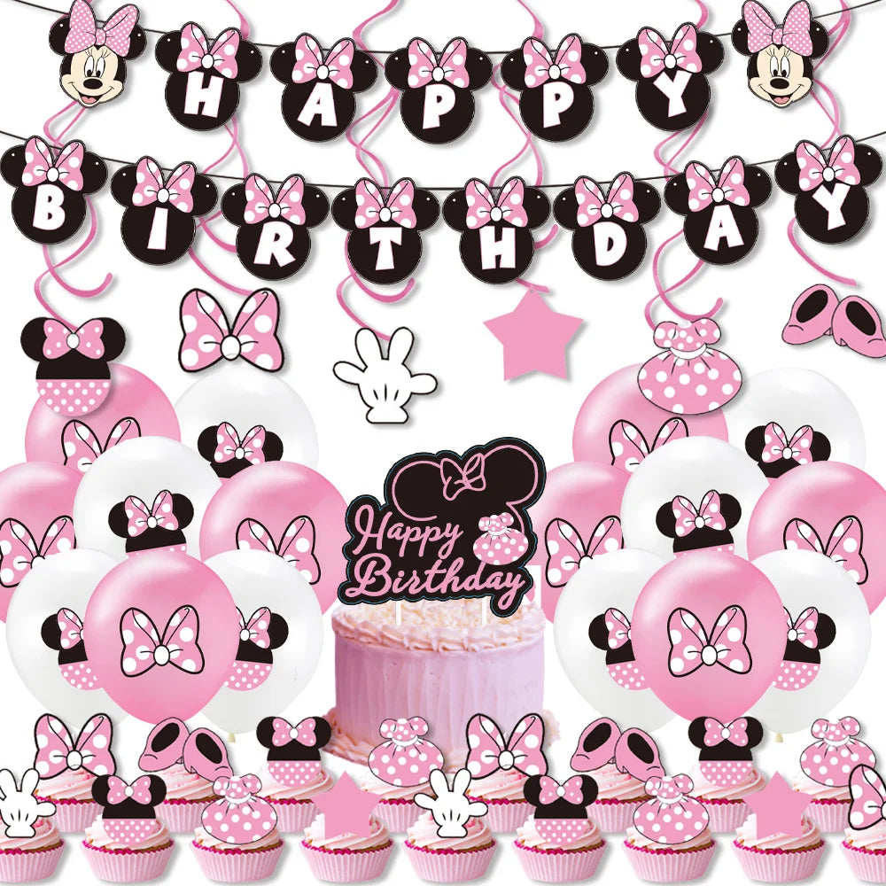 Minnie Mouse Party Supplies Set