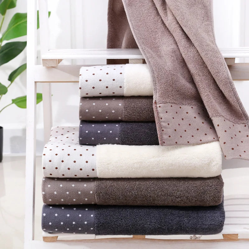 Luxury 100% Cotton Face & Bath Towels Set