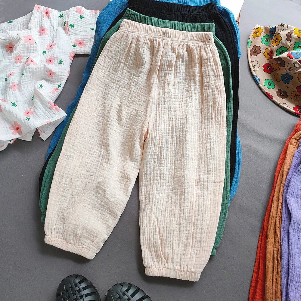 Breathable Kids Harem Pants