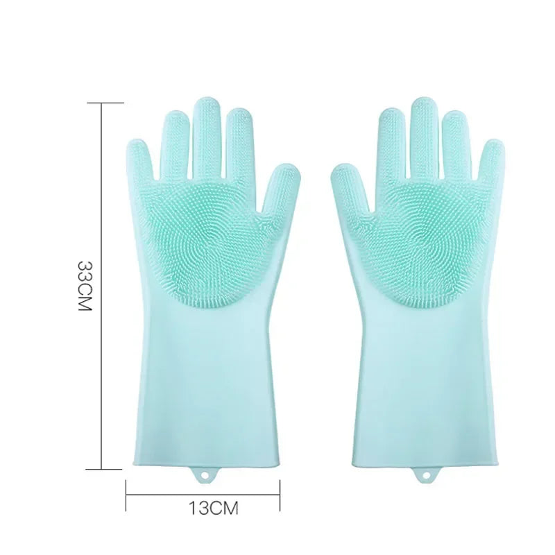 Pet Bath Brush Massage Gloves