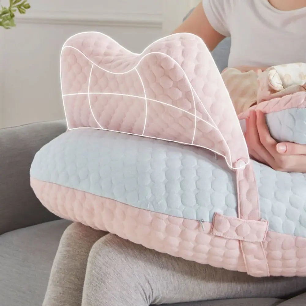 Pink Nursing Pillow for Newborns