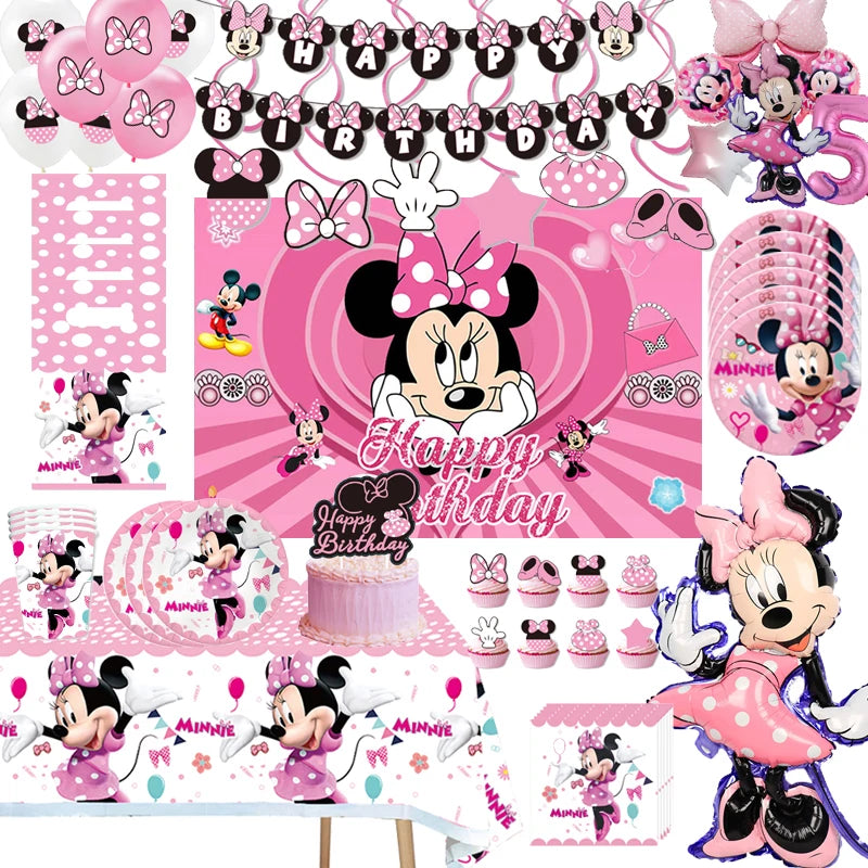 Minnie Mouse Party Supplies Set