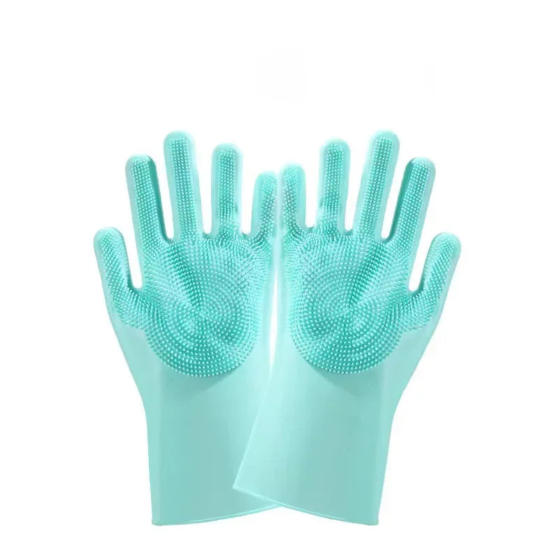 Pet Bath Brush Massage Gloves