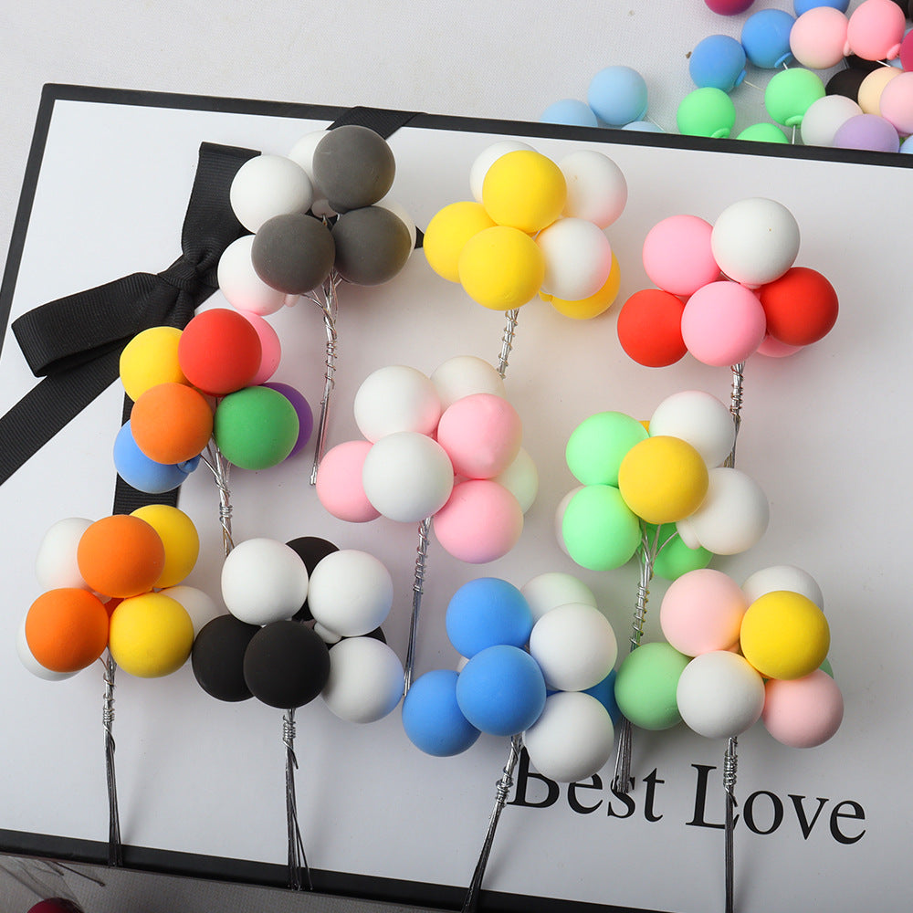 Colorful Balloons Cake Decorating Set