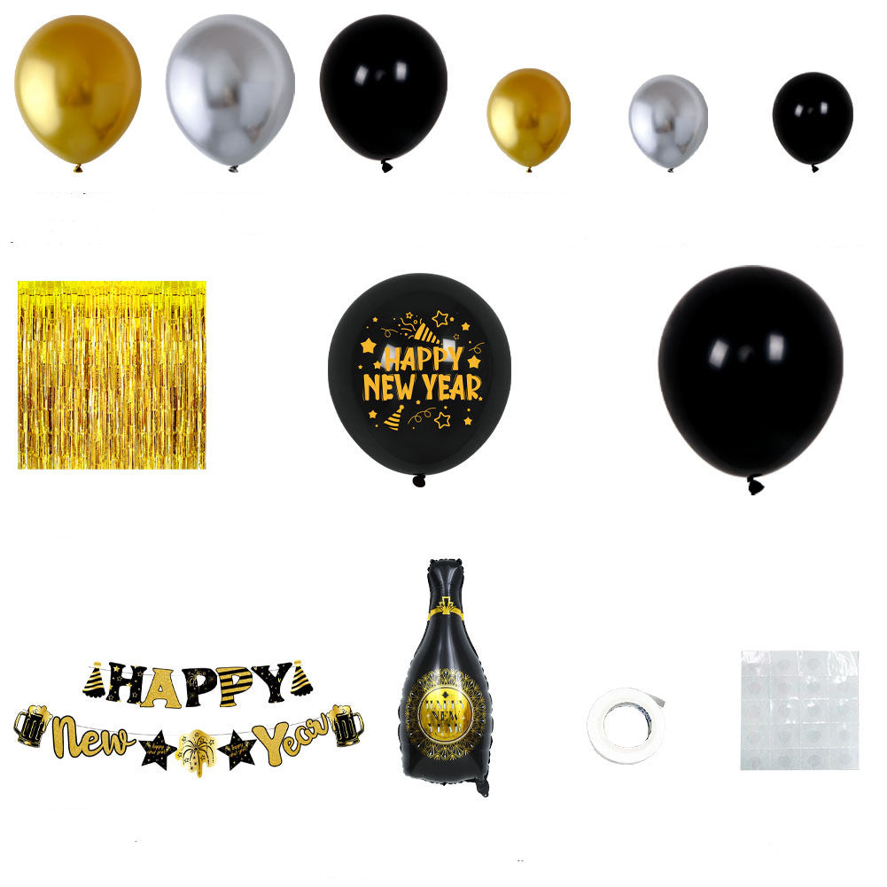 New Year Decoration Balloons Set