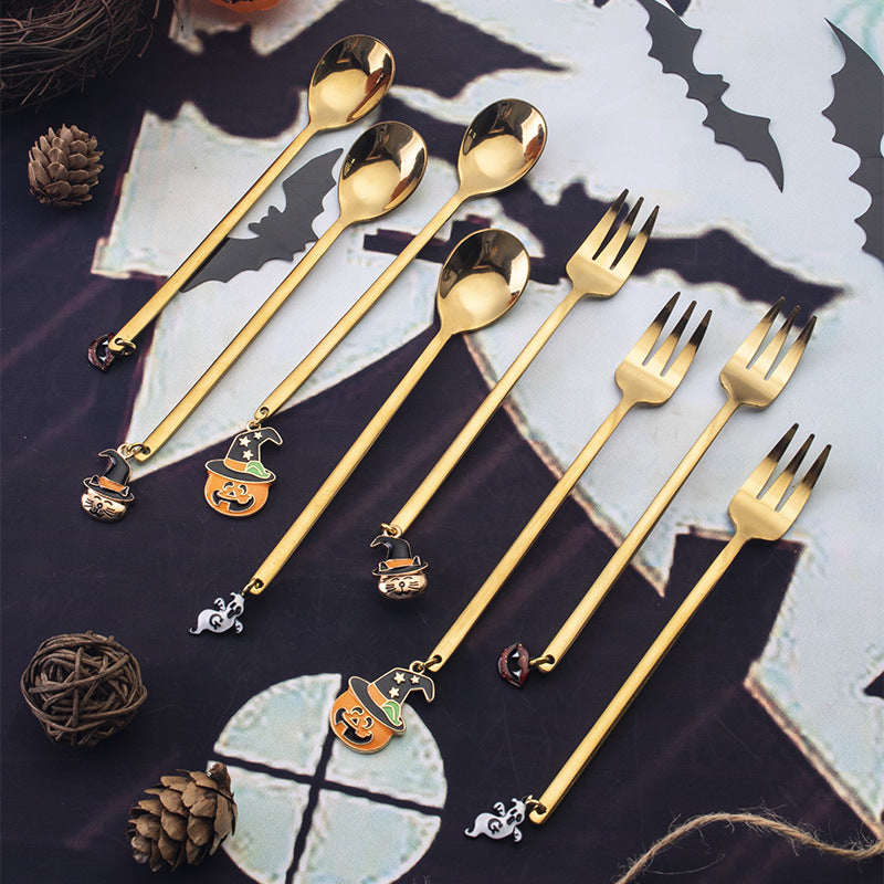 Creative Pumpkin Spoon Set