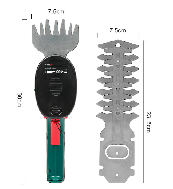 Electric Hedge Trimmer & Lawn Mower Combo