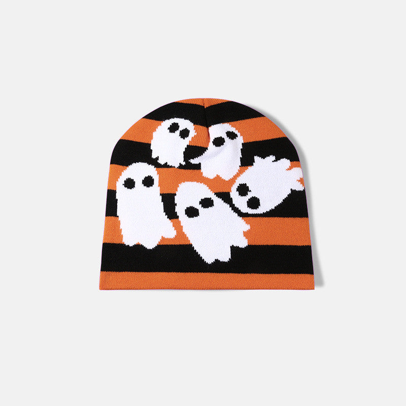 Halloween Stripes Knitted Hat