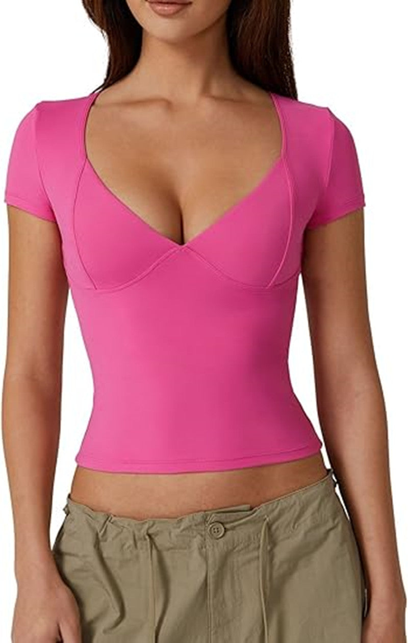 Slim Fit Women's T-shirt - Solid Color Collection