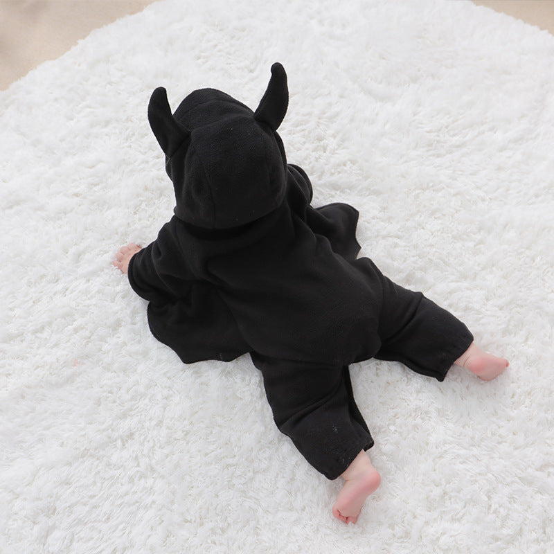 Baby Halloween Bat Hooded Onesie - Devil Shaped