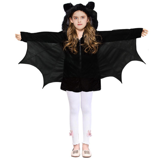 Kids Bat Cape Halloween Costume