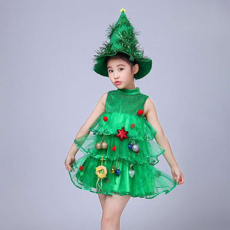 Princess Christmas Tree Dance Costume