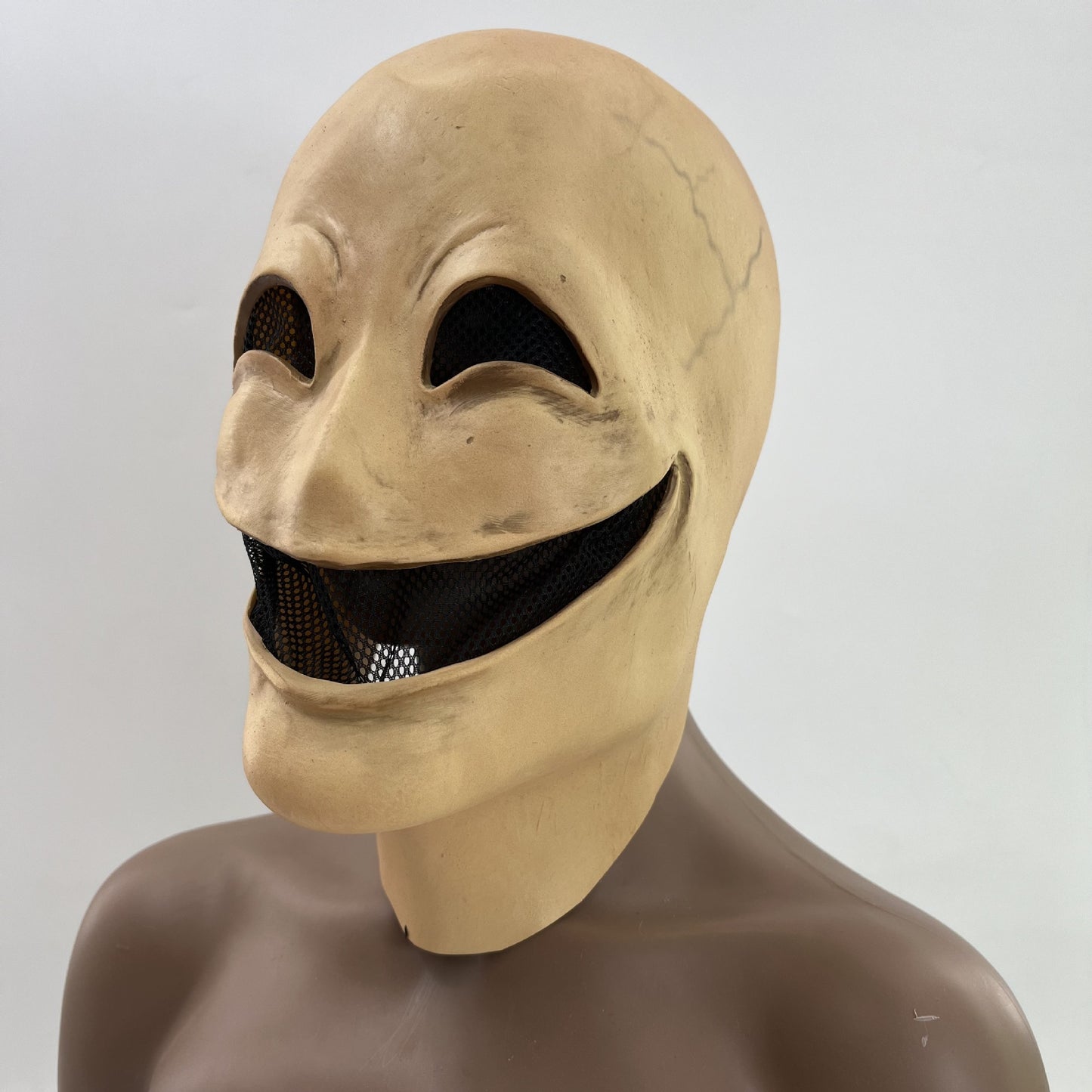 Smiley Face Latex Halloween Mask