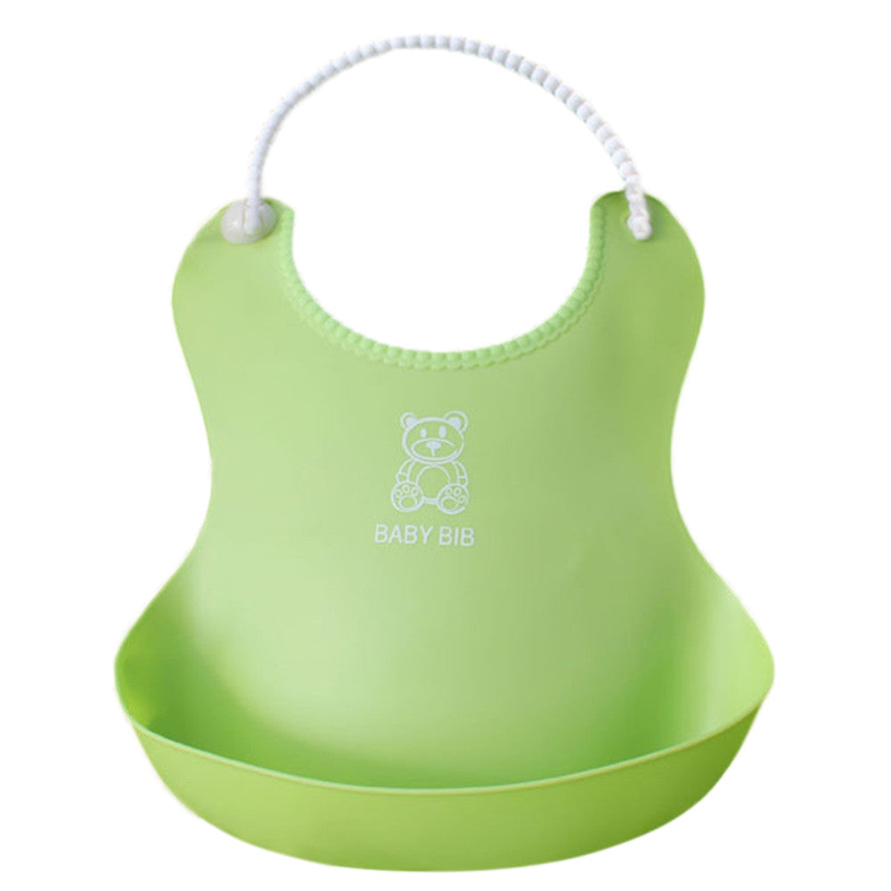 Soft Silicone Baby Bibs - Waterproof & Adjustable