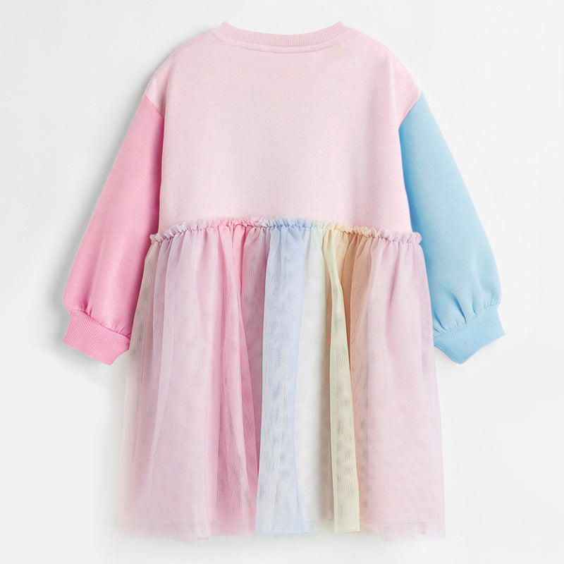 Girls' Knitted Dresses - European & American Style