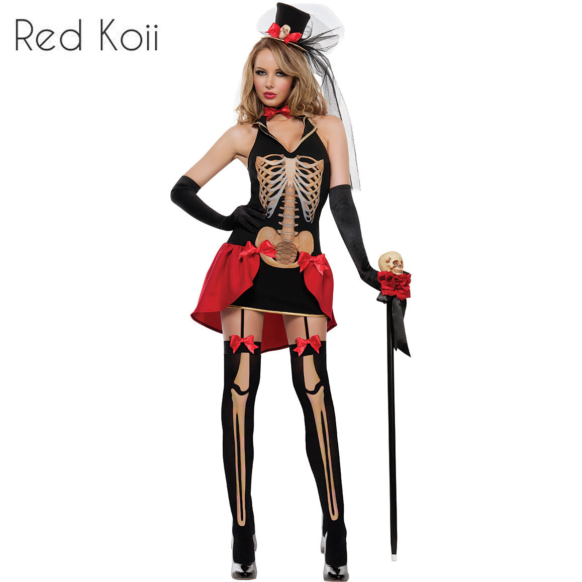 Skeleton Cosplay Costume Set