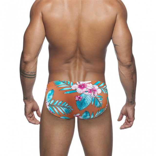 Men's Sexy Low Waist Swim Trunks