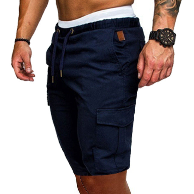 Casual Multi-Pocket Men's Shorts