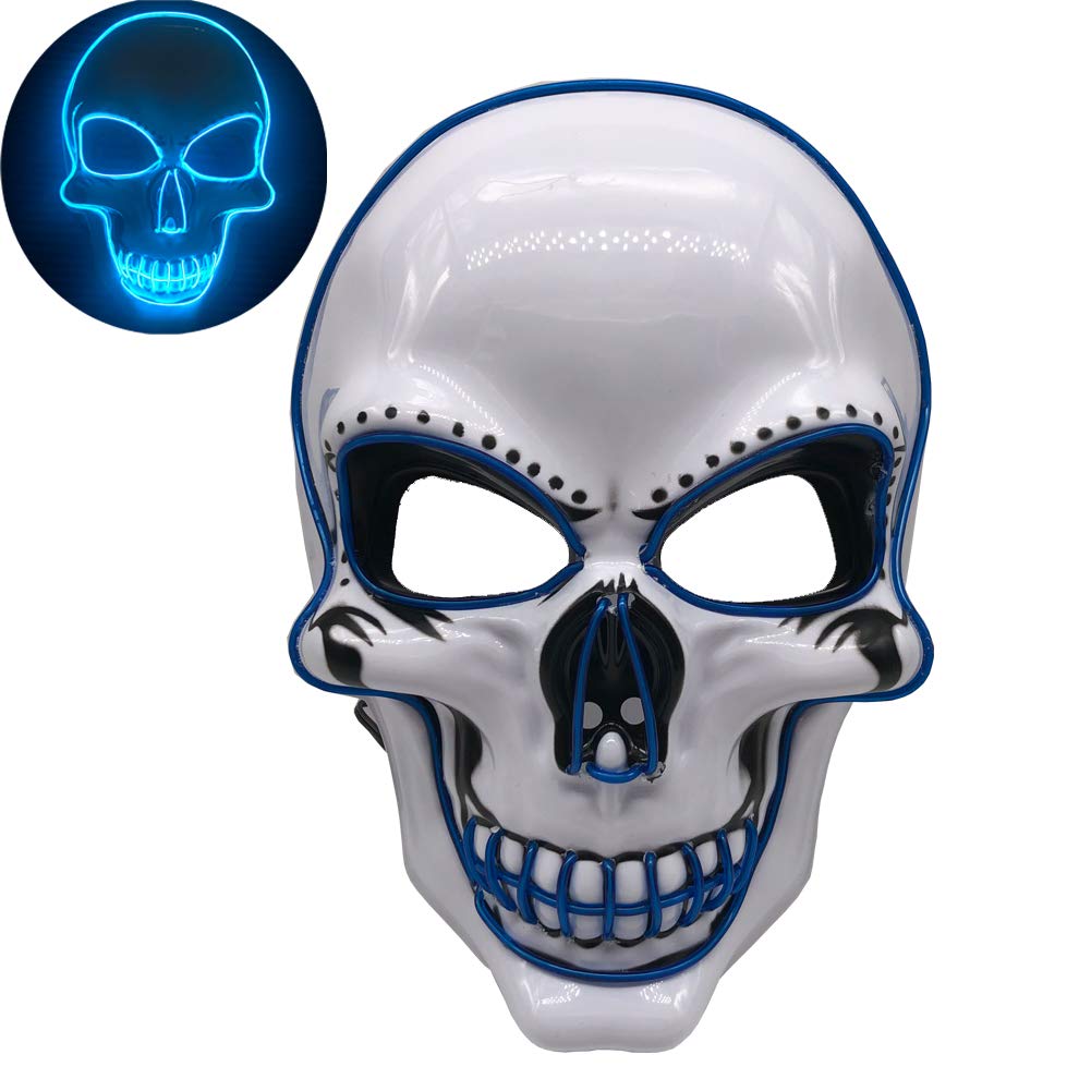 LED Skull Glowing Mask