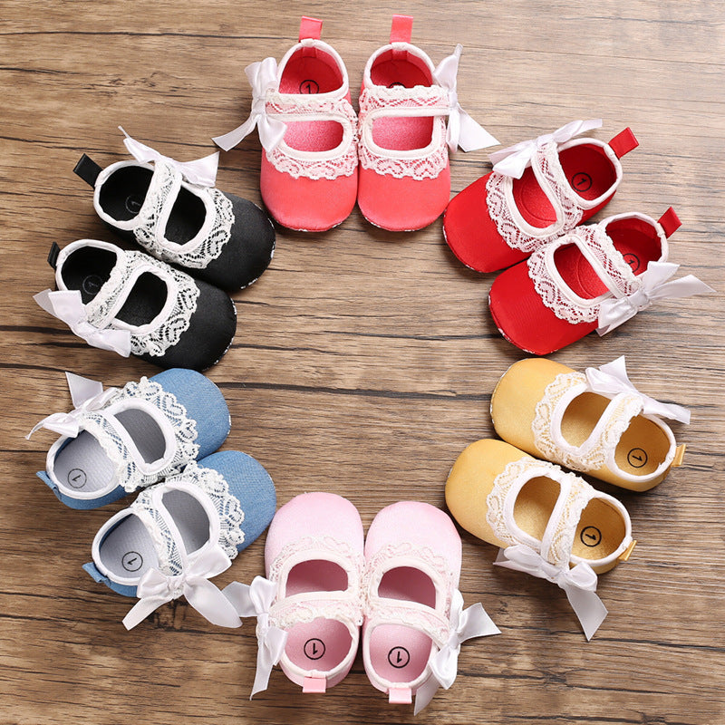 Princess Toddler Shoes - Cotton Lace Design