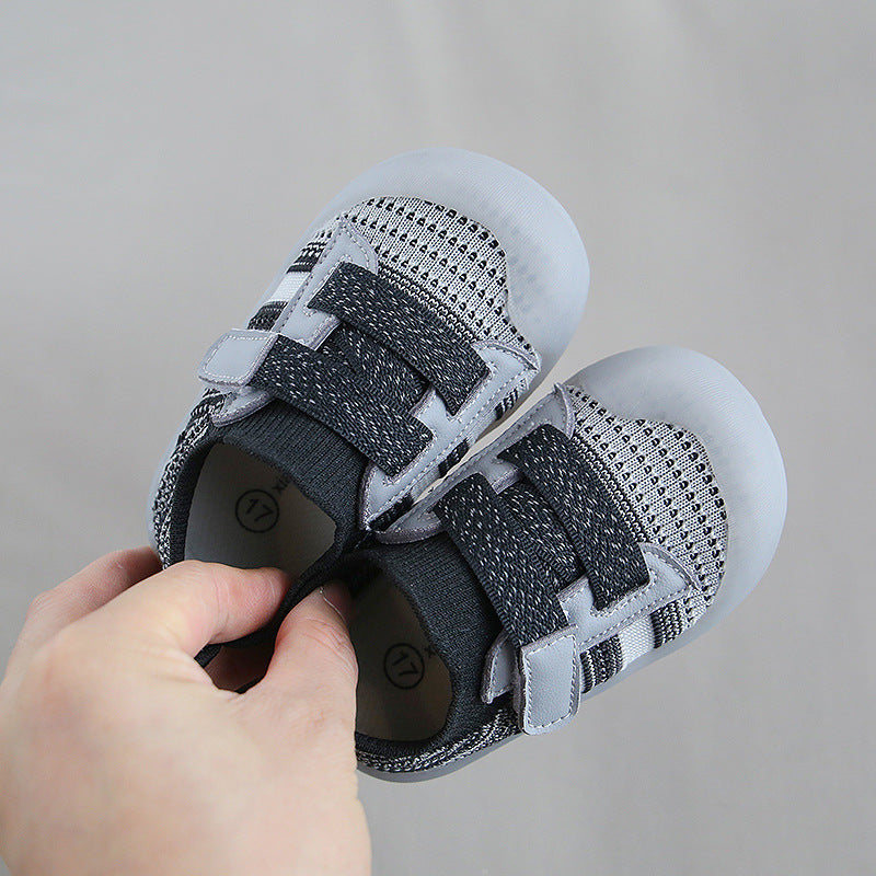 Jelly Bottom Velcro Baby Shoes