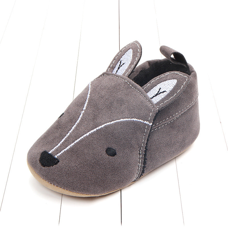 Baby Cartoon Non-Slip Shoes - Fox & Elephant