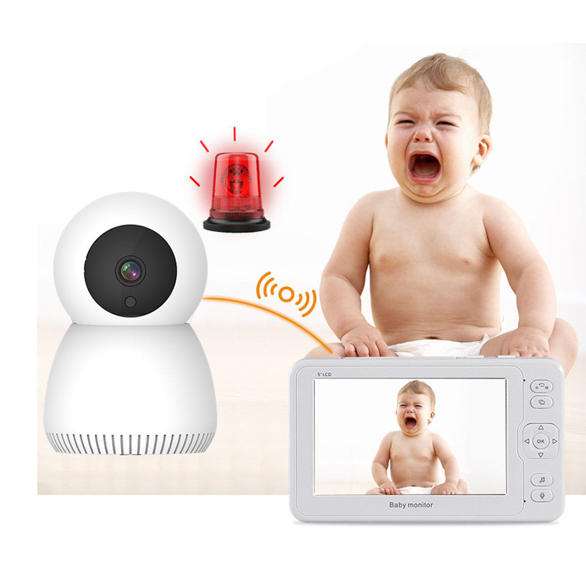 1080P 5-Inch Baby Monitor