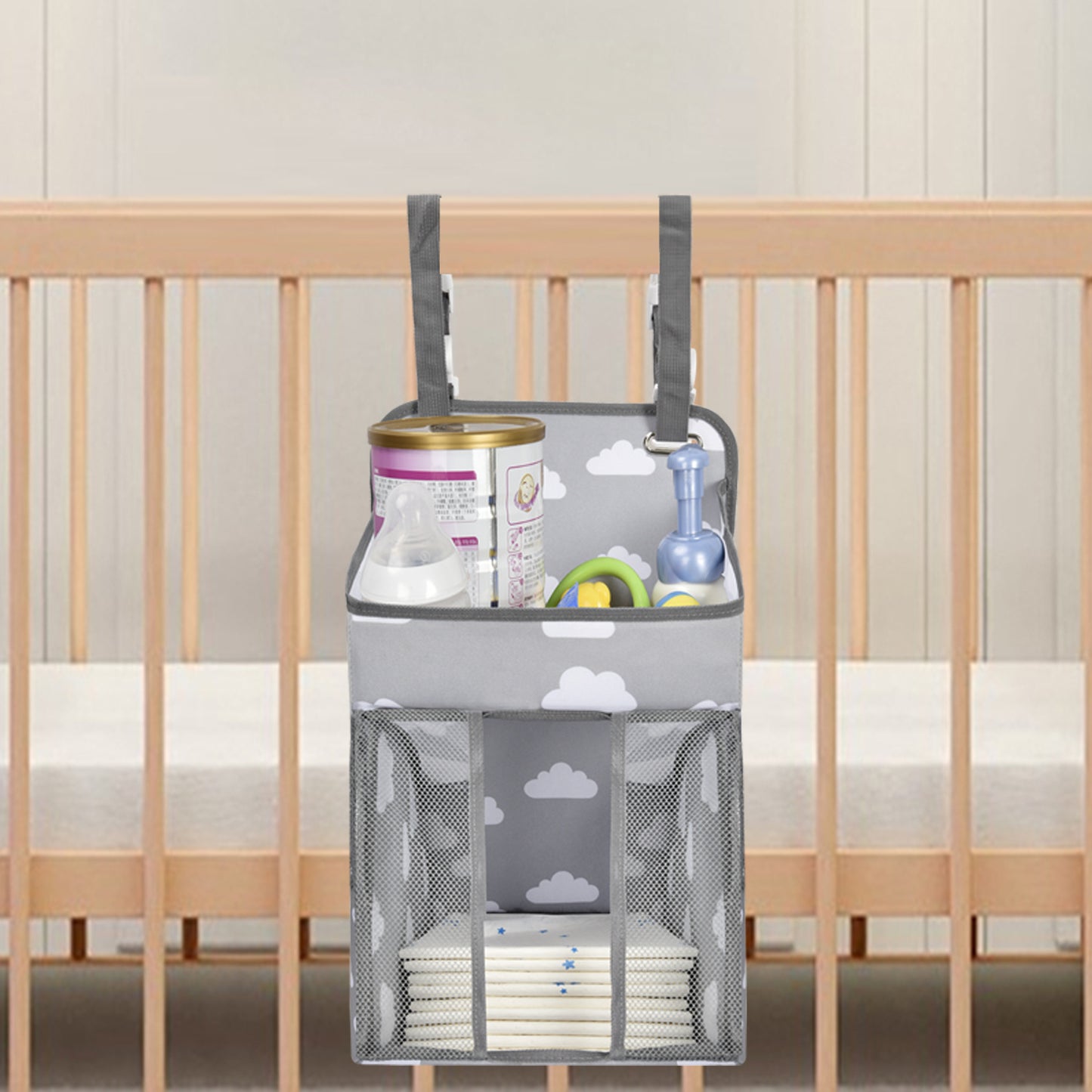 Premium Baby Bedside Storage Hanging Bag