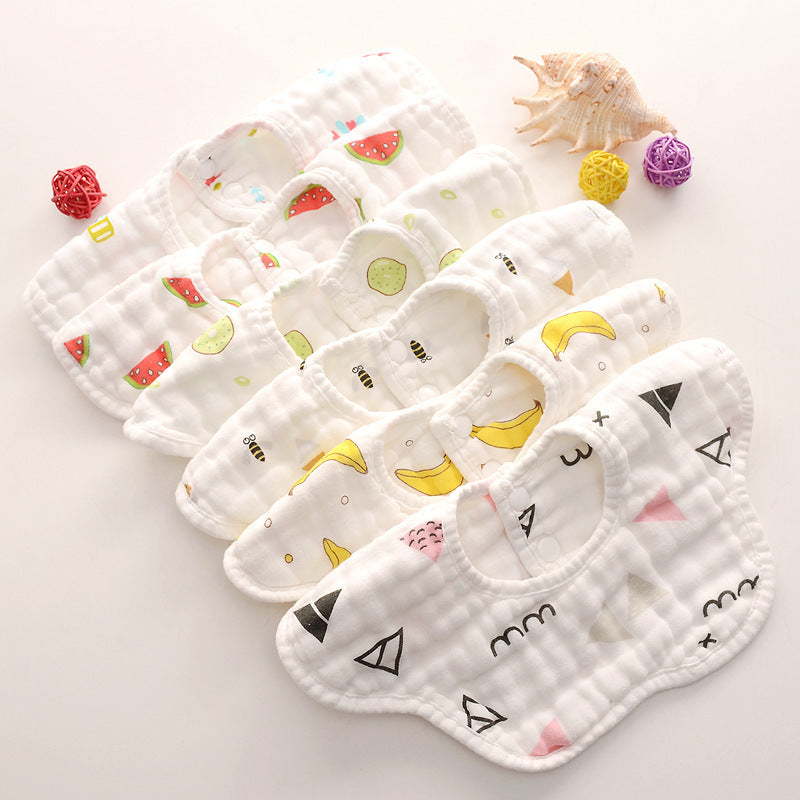 Cotton Baby Bibs Set