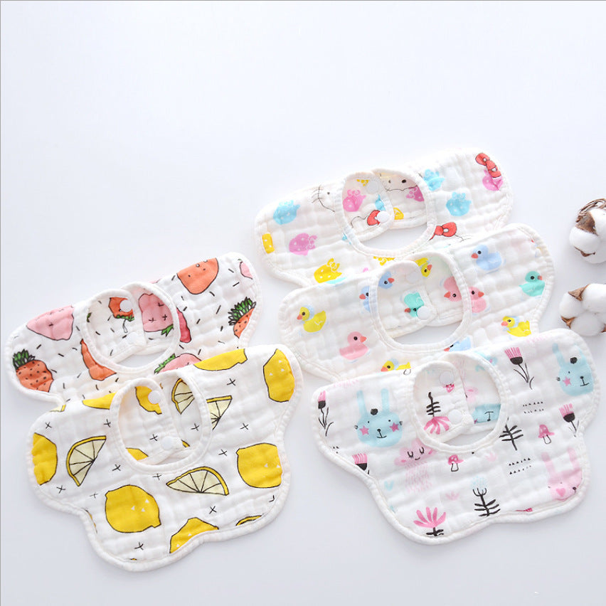 Cotton Baby Bibs Set