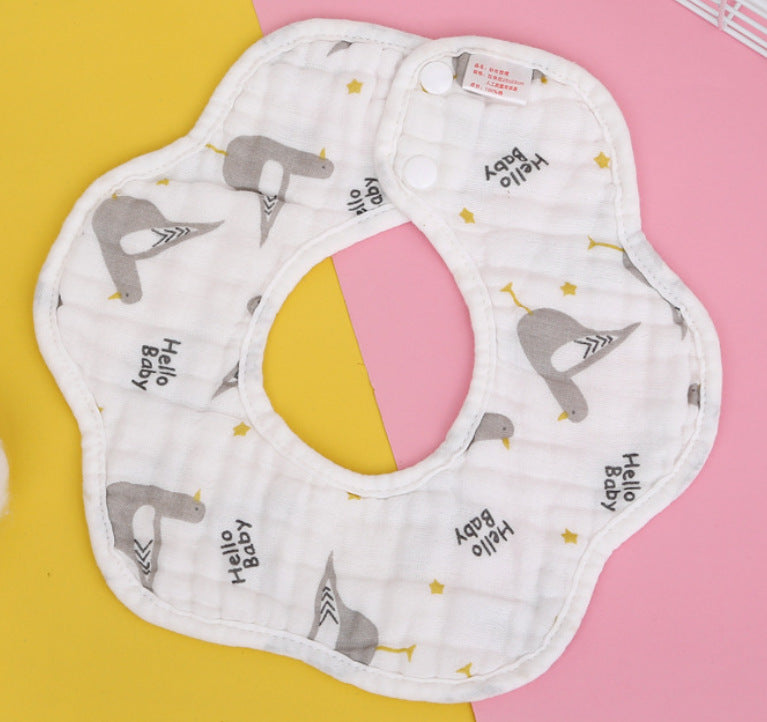 Cotton Baby Bibs Set