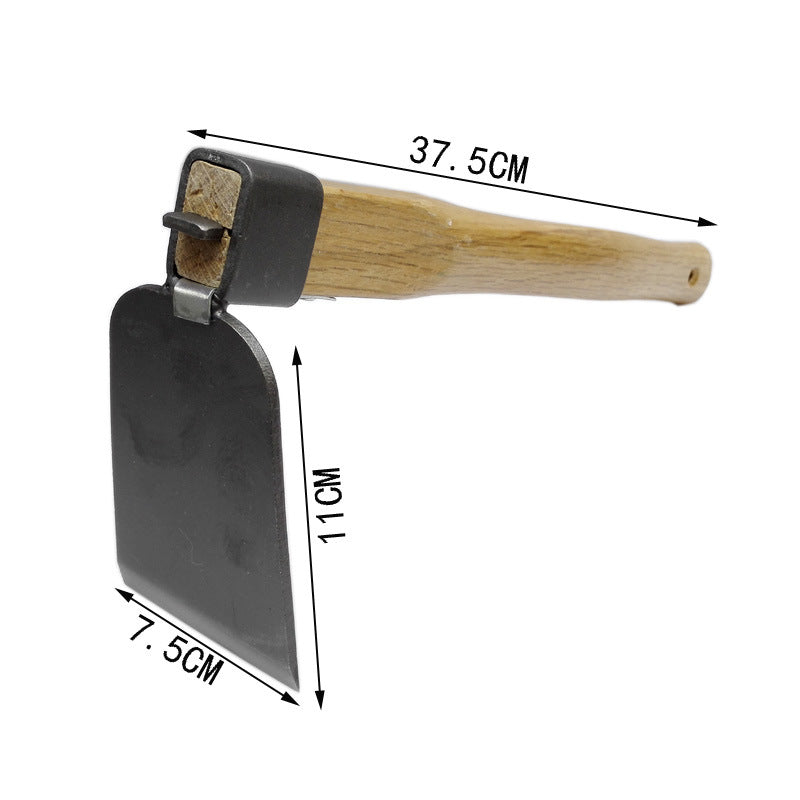 Premium Wooden Garden Hoe Set