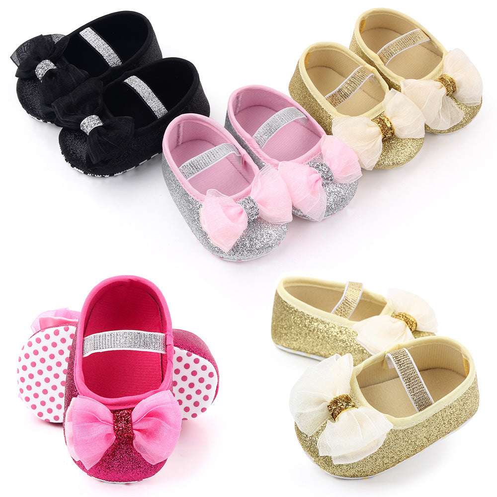 Princess Bow Baby Shoes