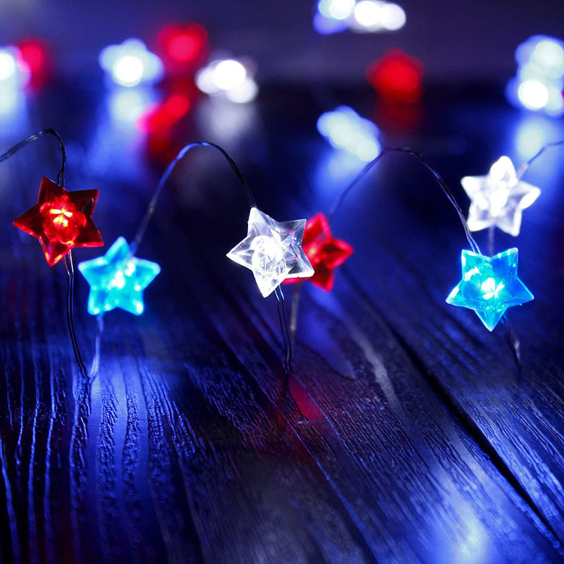 Star Shaped Holiday Light String