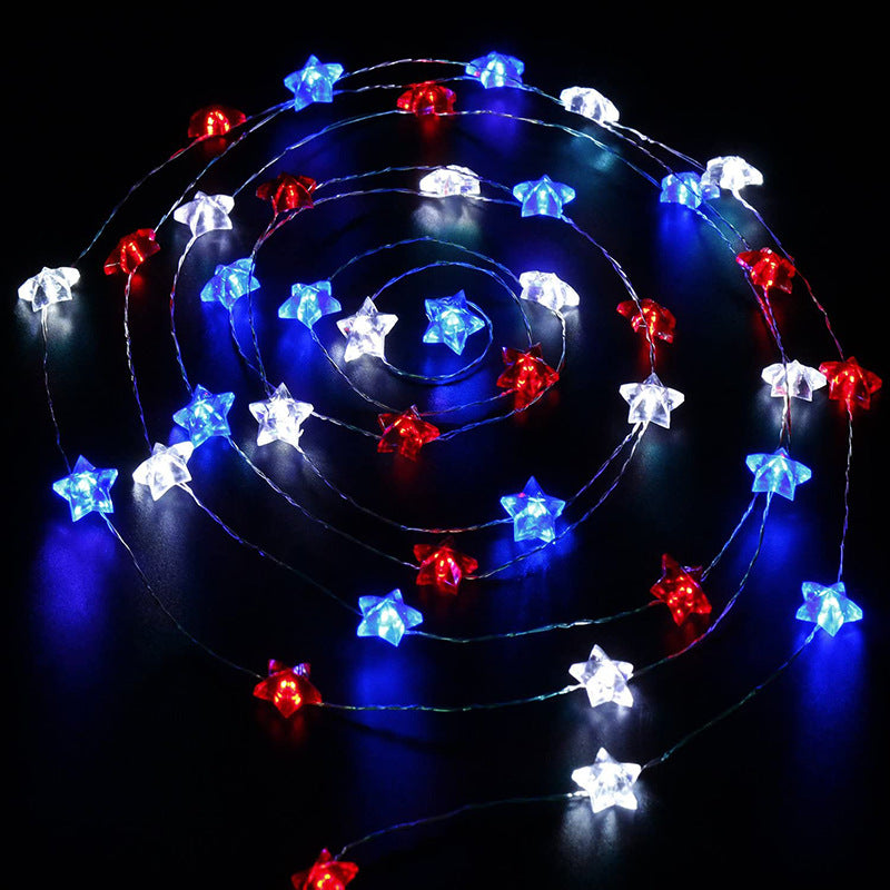 Star Shaped Holiday Light String