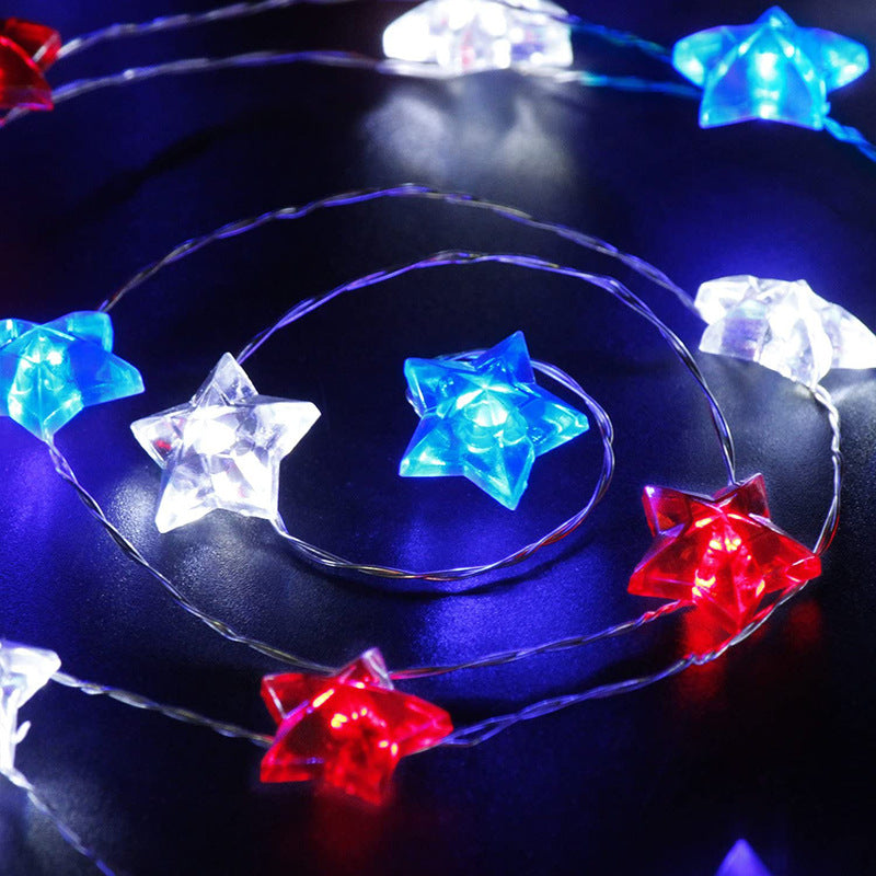 Star Shaped Holiday Light String