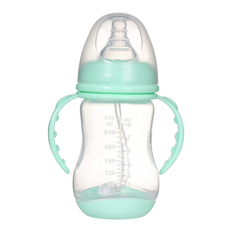 Anti-colic Baby Bottle with Straw Handle