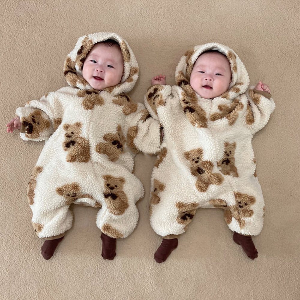 Winter Baby Bear Onesies