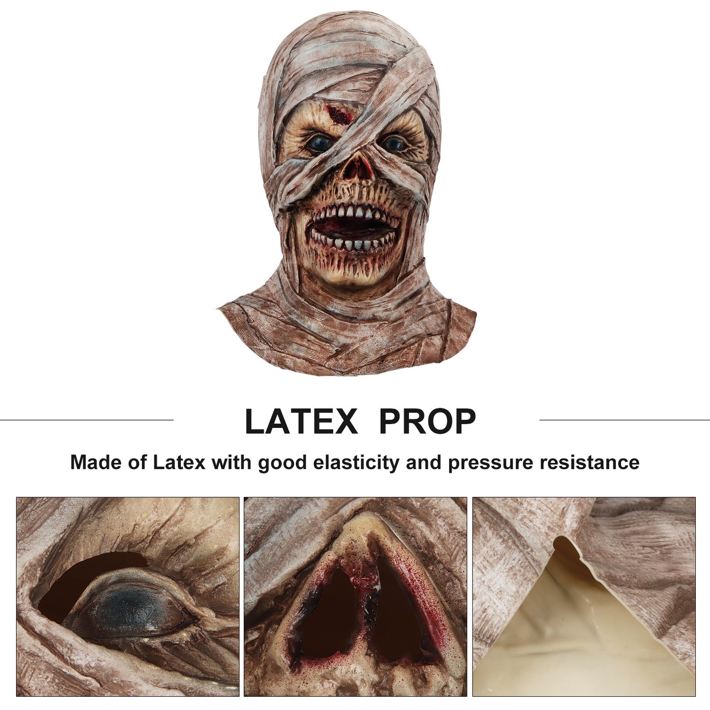 Horror Mummy Halloween Mask