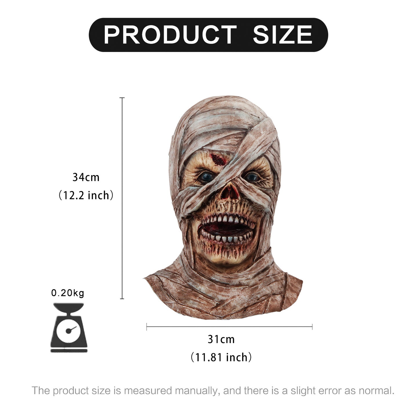 Horror Mummy Halloween Mask