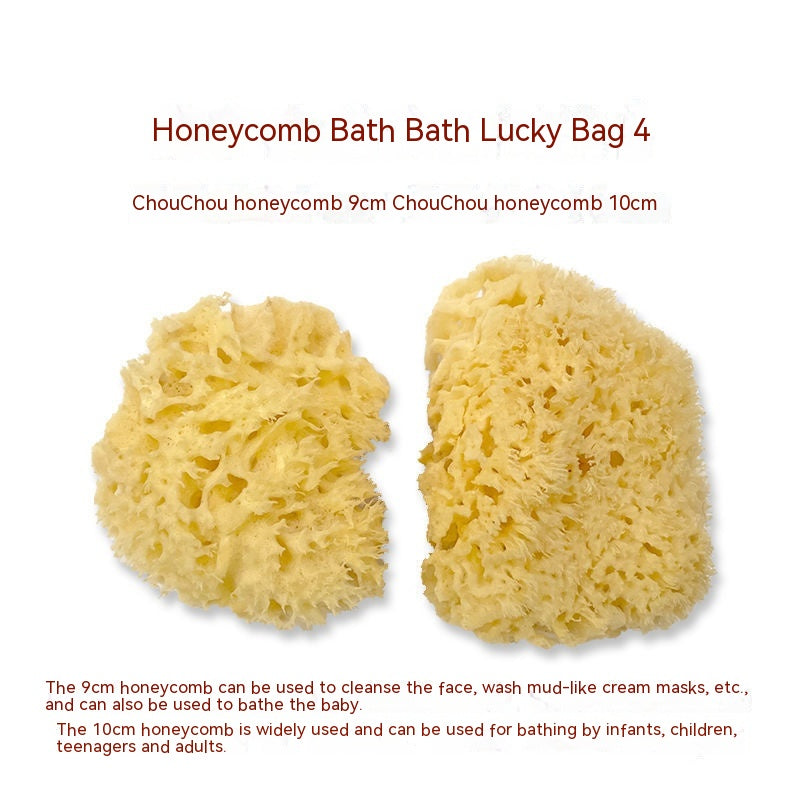 Honeycomb Velvet Baby Bath Sponge