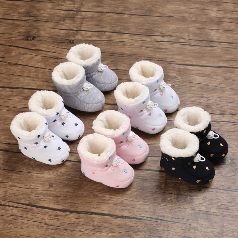 Warm Cotton Baby Shoes for Fall & Winter