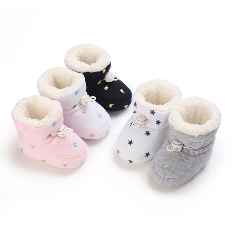 Warm Cotton Baby Shoes for Fall & Winter