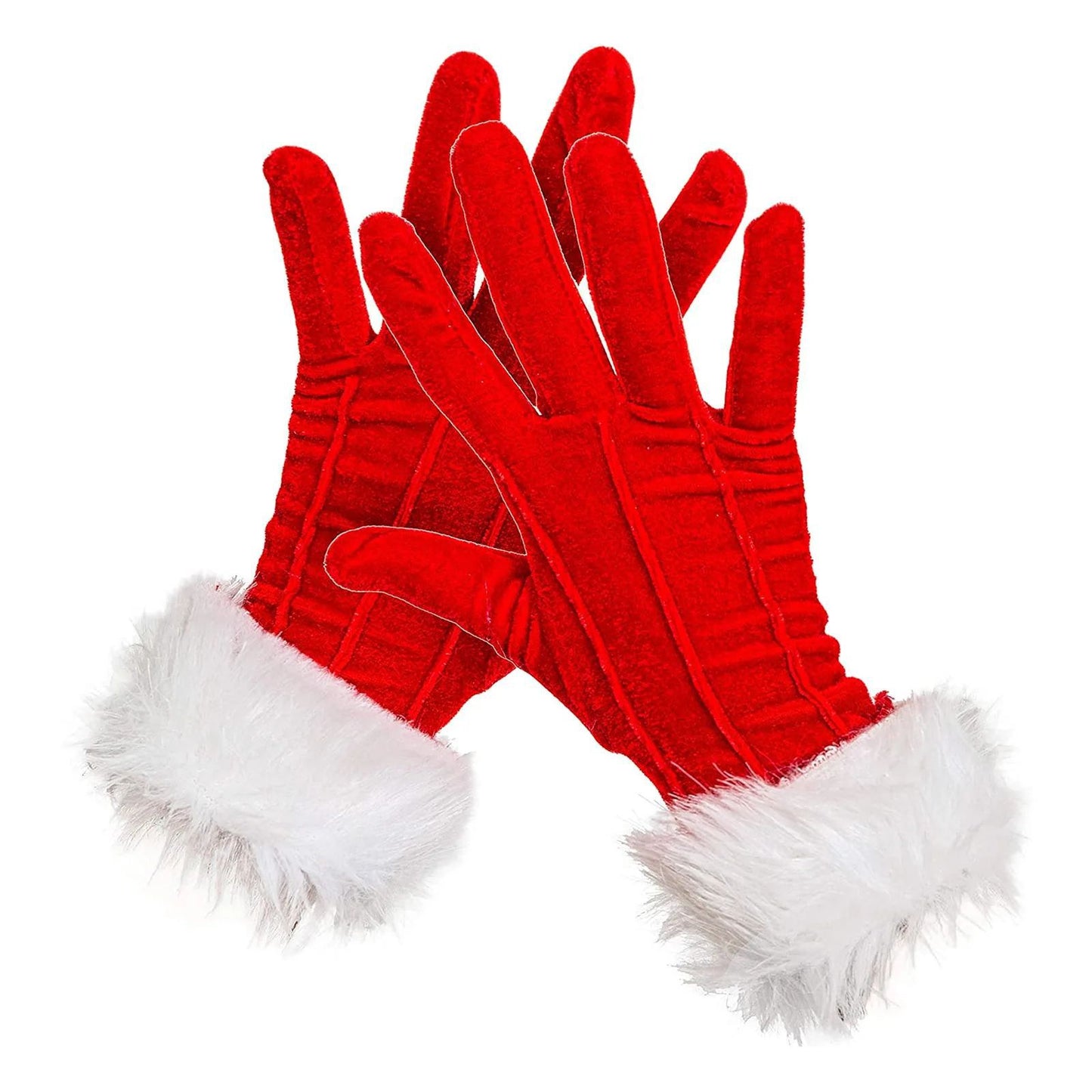 Limited Edition Red Velvet Christmas Gloves