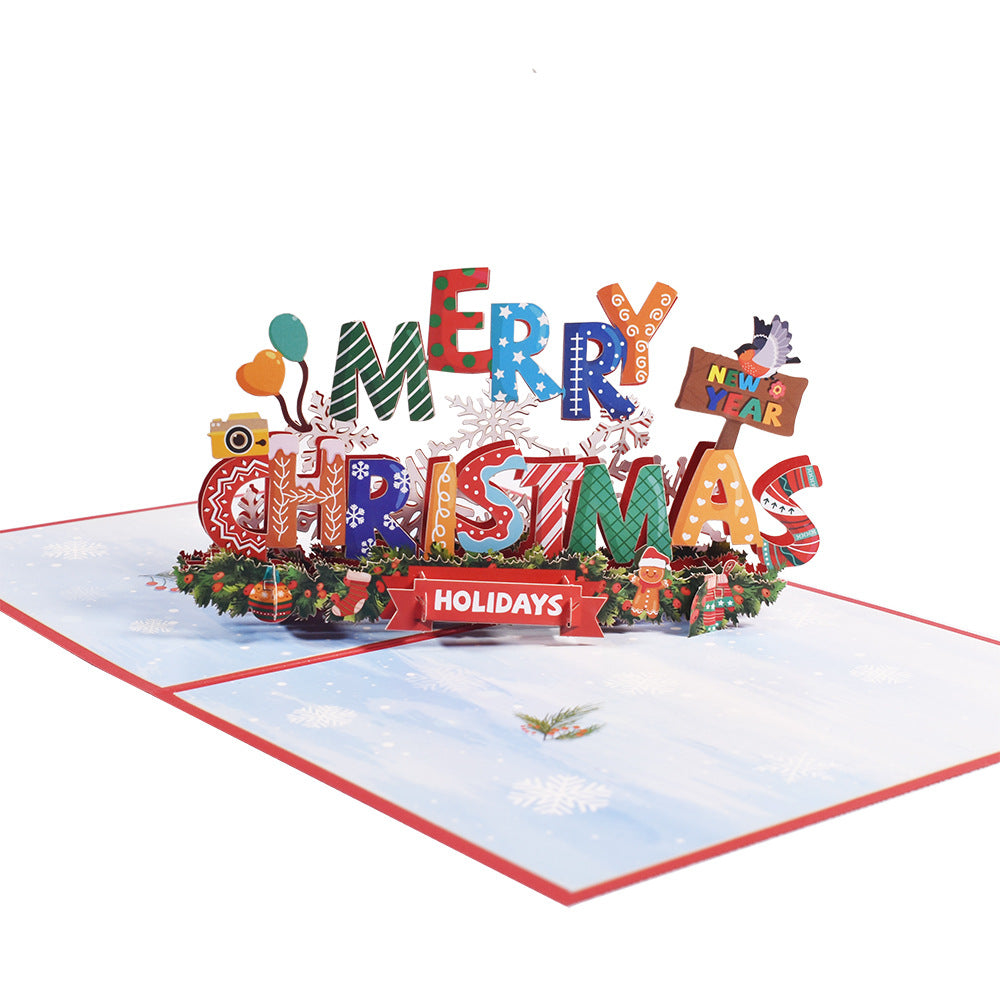 3D Stereoscopic Holiday Greeting Cards