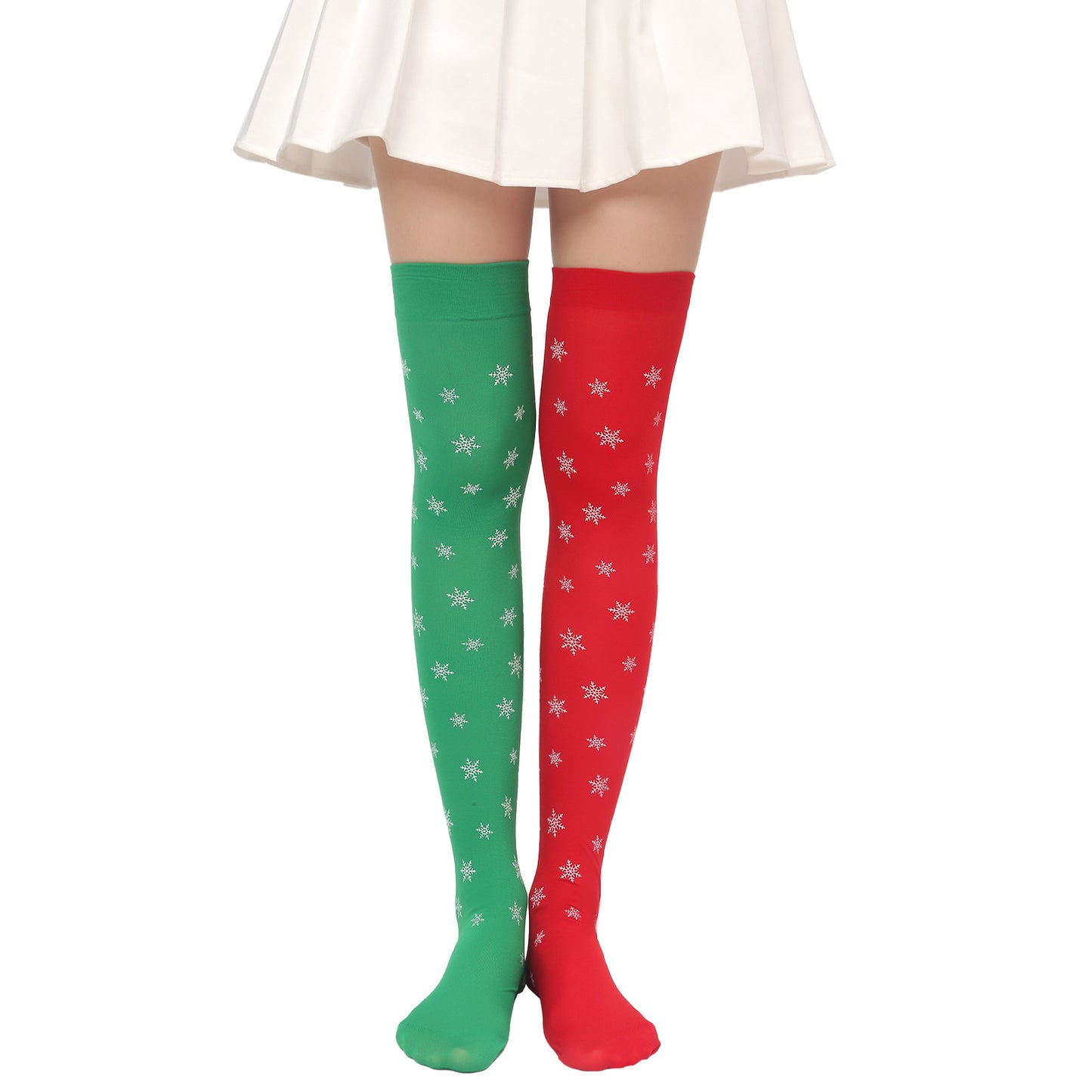 Christmas Plush Doll Knee Socks