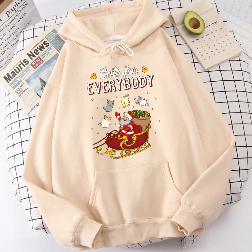 Funny Cats Christmas Hoodie