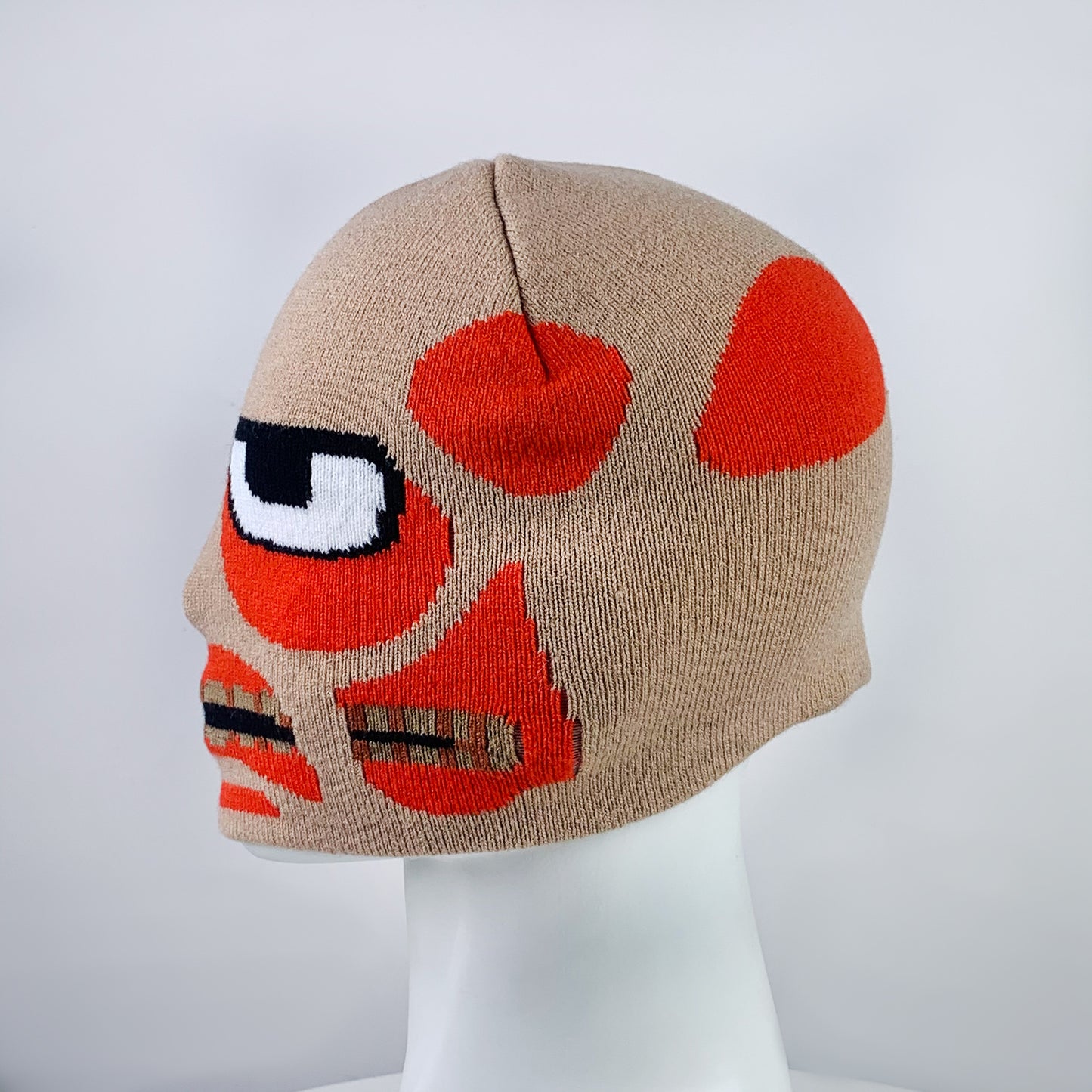 Warm Halloween Ghost Knitted Hat