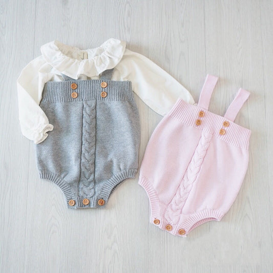 Sweet Knitted Baby Onesies