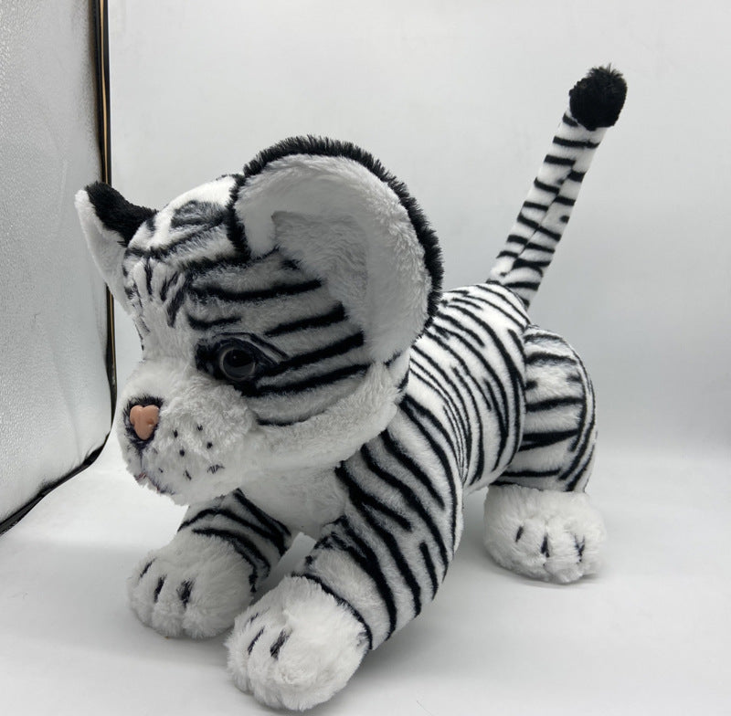 Curious Pet Friend Plush Tiger Toy